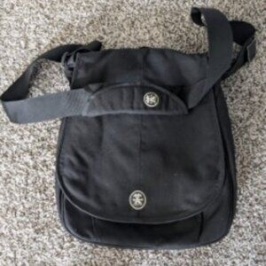 Black Crumpler messenger bag